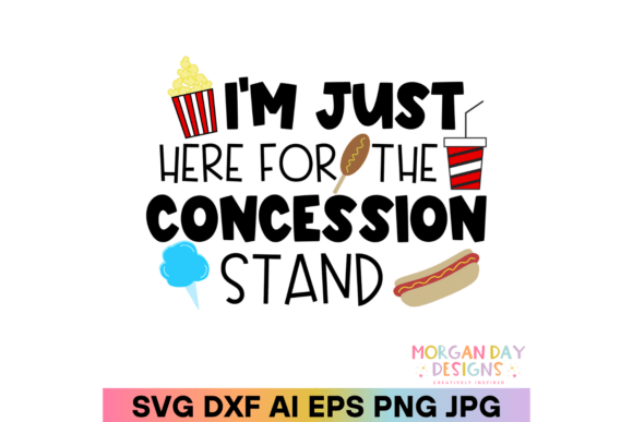 I'm Just Here for the Concession SVG Review