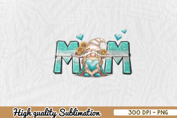 Mom with Gnome Sublimation PNG: A Designer's Review