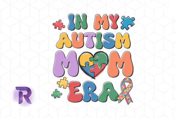 Retro in My Autism Mom Era Awareness PNG Review