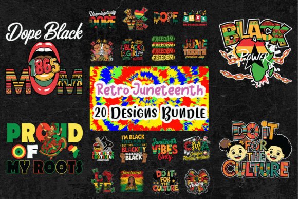 Retro Juneteenth SVG Bundle: An Embroidery Review